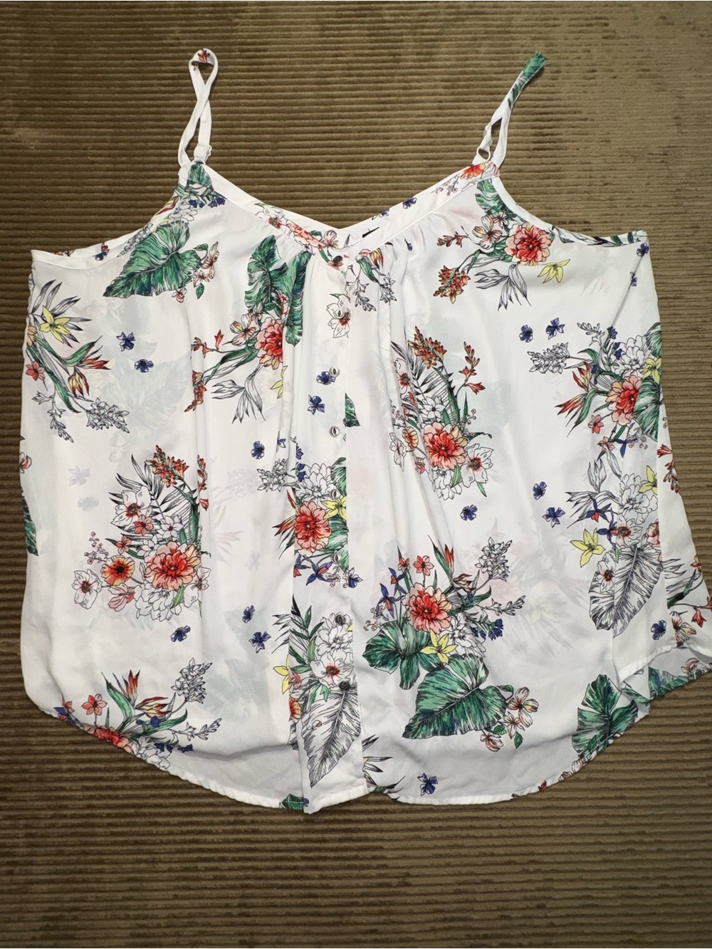 Torrid Floral Tank Top Size 5x